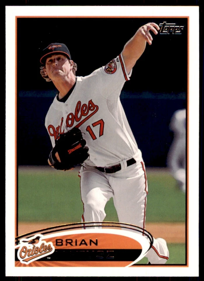 2012 Topps' Brian Matusz Baseball Cards #84 - Image 1 of 2