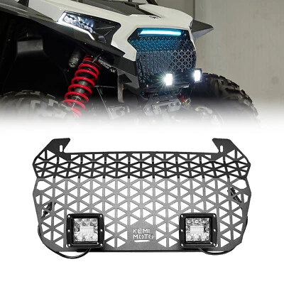 Rejilla frontal de malla con luz LED de aluminio para 2024-2025 Polaris RZR XP 1000/4 1000 Foto 1 de 4