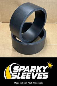 HDPE Drift Trike Sleeves 9.5" Diameter 4" Wide 5/8" Thick with Square 90º Edges - Picture 1 of 8