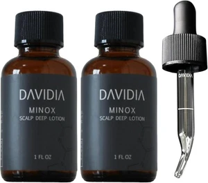 DAVIDIA Minox Hair Growth Early Scalp Care Tonic Men 2 bottles + special dropper - Picture 1 of 5