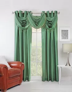 Chelsea 56 X 84" Faux Silk Window Curtain with 8 Grommets by Stylemaster® - Picture 1 of 17