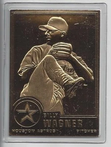 Billy Wagner 2000 Danbury Mint Sealed 22 kt Gold Card # 168 - Bild 1 von 1