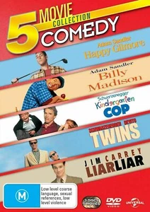 Happy Gilmore / Billy Madison / Kindergarten Cop / Twins / Liar Liar DVD vgc - Picture 1 of 1