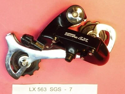 Shimano LX 563 SGS / 7 Sp.Rear derailleur mech - NOS /  Mtb Retro bicycle - Image 1 of 4