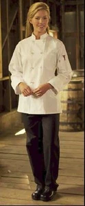 Black Baggy Chef Pants, 100% Cotton, Zipper Fly. Size: 4XL - 4017 - Picture 1 of 1