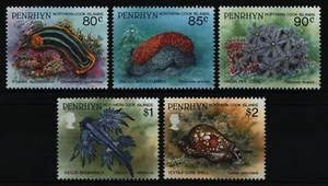 Penrhyn 1993 - Mi-Nr. 559-563 ** - MNH - Animales marinos / Vida marina - Imagen 1 de 1