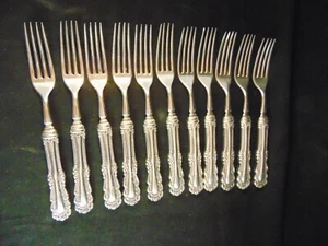 MILTON / CHELSEA 1897 Hollow Handle Fork Antique Silverplate No Mono 11 Avail - Picture 1 of 5
