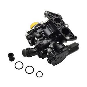 Electronic Water Pump Thermostat Assembly Fits for VW Golf Audi A4 A5 1.8/2.0T - Picture 1 of 8