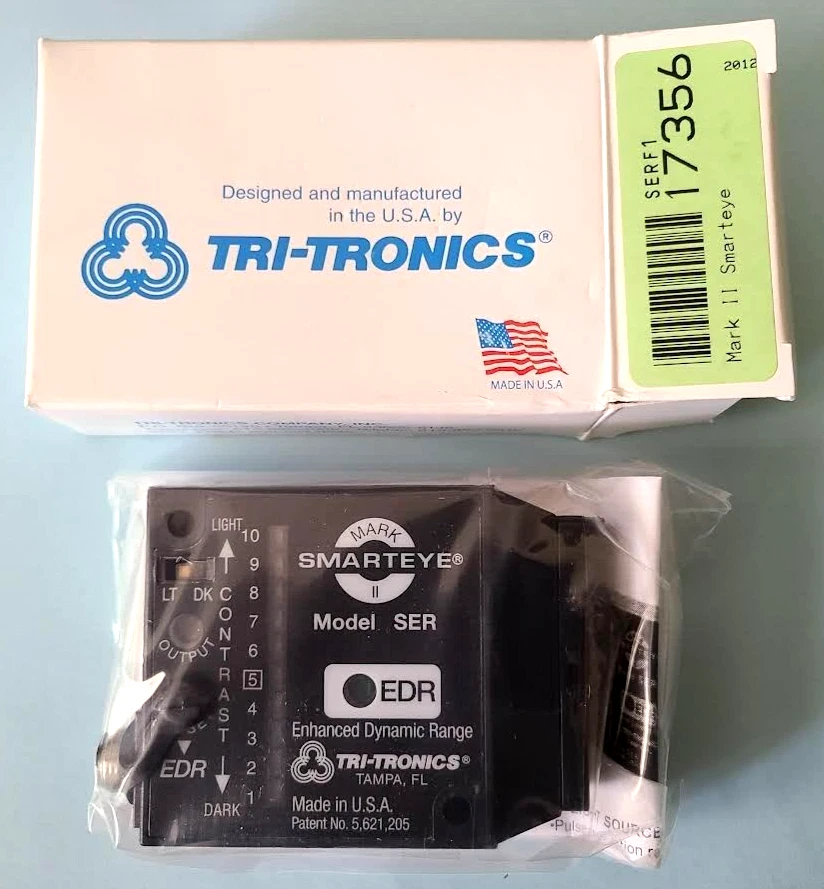 Tri-Tronics SERF1 17356 Mark II Smart Eye Photoelectric Sensor 24 VDC 4 Wire - Image 1 of 4