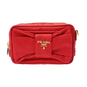 PRADA Shoulder pouch Red 1N1727 goods 805000943133000