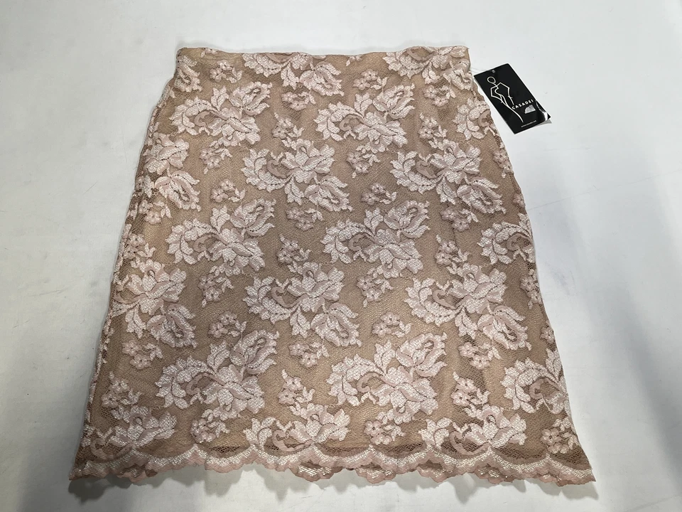 Womens Casadei Beige Skirt Size L Large NEW - Image 1 of 4
