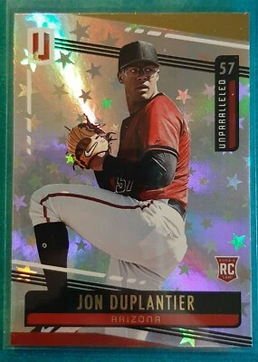 2019 CHRONICLES UNPARALLELED ASTRAL JON DUPLANTIER ROOKIE #30 DIAMONDBACKS RC - Image 1 of 2