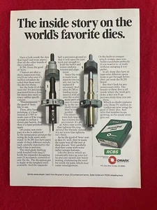 Vintage 1980 Omark Industries RCBS Reloading Dies Equipment Print Ad - Ad Only - Bild 1 von 7