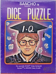 ATARI 2600 -- DICE PUZZLE (SANCHO) - Picture 1 of 10