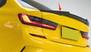 Rear Spoiler Wing M4 Style For 2019-2024 BMW 3 Series G28 G20 Sedan Carbon Fiber - Picture 1 of 3