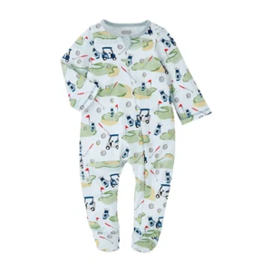 Mud Pie Baby  Boy Golf theme jersey Sleeper Size 3-6 Months NEW - Picture 1 of 1