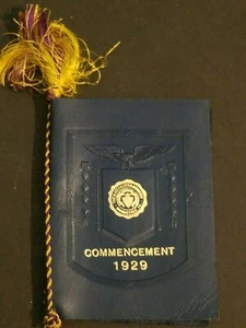 Vintage 1929 Massanutten Academy Woodstock Virginia Commencement Invitation - Picture 1 of 3