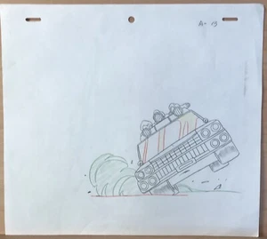 Real Ghostbusters Original Animación Producción Arte Dibujo DIC Ent A27 - Imagen 1 de 1