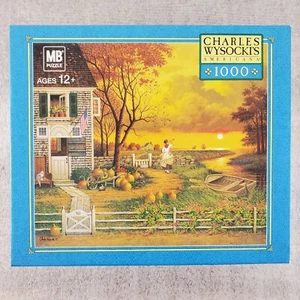 Charles Wysocki Supper Call 1000 PC Puzzle Hasbro MB SEALED New - Picture 1 of 7
