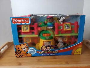 Vintage 2002 Little People BABY ZOO TIERE Spielzeug Fischer Preis 77984 Komplettset - Bild 1 von 16