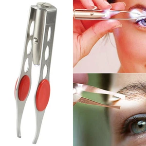 Pinzas con Luz LED Cejas Pinzas con Luz Pinzas de Depilación - Imagen 1 de 11