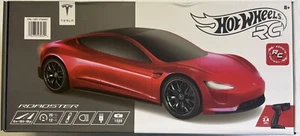 NEW Remote Control Tesla Roadster Hot Wheels RC Car 1:10 Red - Picture 1 of 4