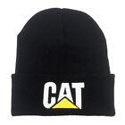Mens Winter Hat CAT Knitted Hats Warm Embroidery Beanie Soft Skullies Ski Cap