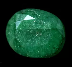 Gema tratada de alta calidad verde natural de 10,45 quilates con certificación GGL - Imagen 1 de 4
