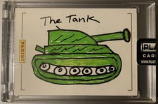 2014-15 Panini Original Sketch Card Autograph FRANK “THE TANK” KAMINSKI RC 1/1