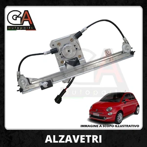 Alzavetro Alzacristalli Anteriore destro dx Fiat 500 500C Abarth con Motorino - Foto 1 di 4