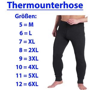 lange Leggings Herren Unterhose Unterwäsche Thermo Funktion Winter Größe 5-12 ++ - Bild 1 von 2