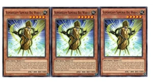 Yugioh - 3X Superheavy Samurai Big Waraji - Common - Unlimited - CROS-EN006 - NM - Bild 1 von 1