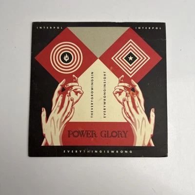 INTERPOL Everything is Wrong 7" Sticker Record Store Day 2015 2024 Hot Cross rsd - Image 1 of 4