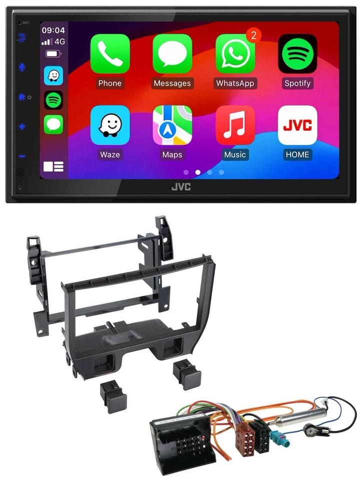 JVC Bluetooth 2DIN MP3 DAB USB Autoradio für Citroen C3 2010-2016 DS3 ab 2010 - Bild 1 von 4