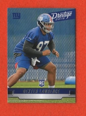2019 Prestige Dexter Lawrence ROOKIE Card #210       FREE SHIPPING - Image 1 of 2