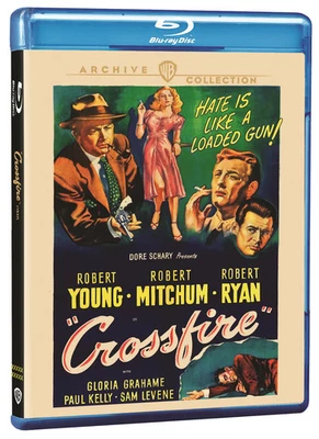 Crossfire (1947) [Blu-ray] (Region Free) Robert Young / Robert Mitchum - image 1 of 2