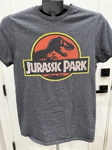 Jurassic Park Gray T-Shirt - S - Picture 1 of 3