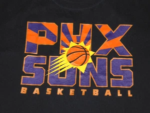 T-shirt vintage Fanatics Phoenix Suns nera uomo XL - Foto 1 di 3