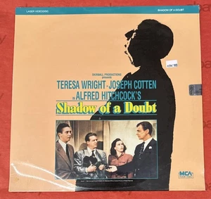 SHADOW OF A DOUBT — LASERDISC 1989 — ALFRED HITCHCOCK  NEW & SEALED! - Imagen 1 de 4