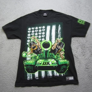 WWE D Generation X DX Army Shirt Mens L Black Wrestling Tee Authentic 2000s - Picture 1 of 14