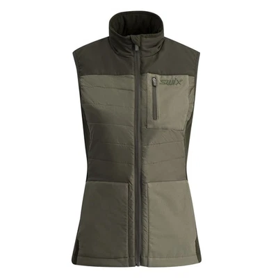 Chaleco para mujer SWIX Horizon Primaloft oliva/oliva oscura (10282-24-48101) Foto 1 de 4
