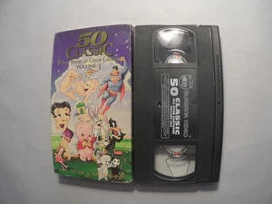 50 Classic All Star Cartoons VHS 1991 Animation Collection Burbank Video - Picture 1 of 2