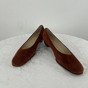 Vintage Salvatore Faragamo braune Wildleder Pumps - Bild 1 von 8