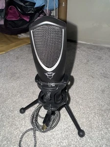 Trust Gxt Mantis 232 Pc microphone vlogging gaming computer PC mac usb freestand - Photo 1/5