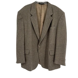 Vintage Orvis Tweed Sport Coat Men's Size 52R Lambswool Classic Blazer Jacket - Picture 1 of 10