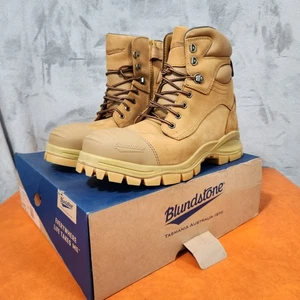 BLUNDSTONE 992 PUR SAFETY 150mm ANKLE ZIP L/U  SIZE 14  BRAND NEW GENUINE - Picture 1 of 8