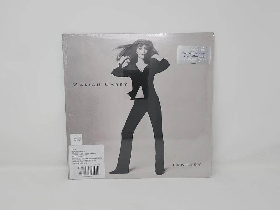 Mariah Carey Fantasy 12" vinyl USA Columbia 2022 limited edition 2 track pink