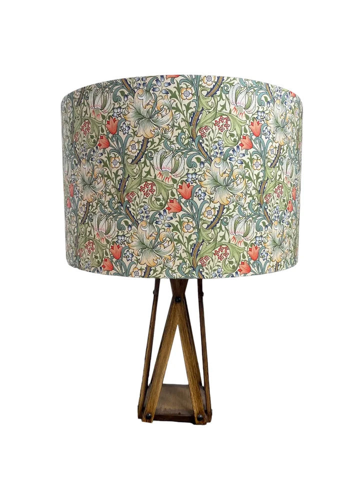 William Morris Golden Lily Handmade Lampshade - Image 1 of 4