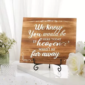 Letrero de mesa conmemorativo de madera para recepción de ceremonia de boda - Imagen 1 de 7