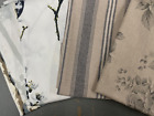 Fabric Bundle Grey Linen  Cotton 4 x 50cm x 140cm wide Cushion/Craft (G12)